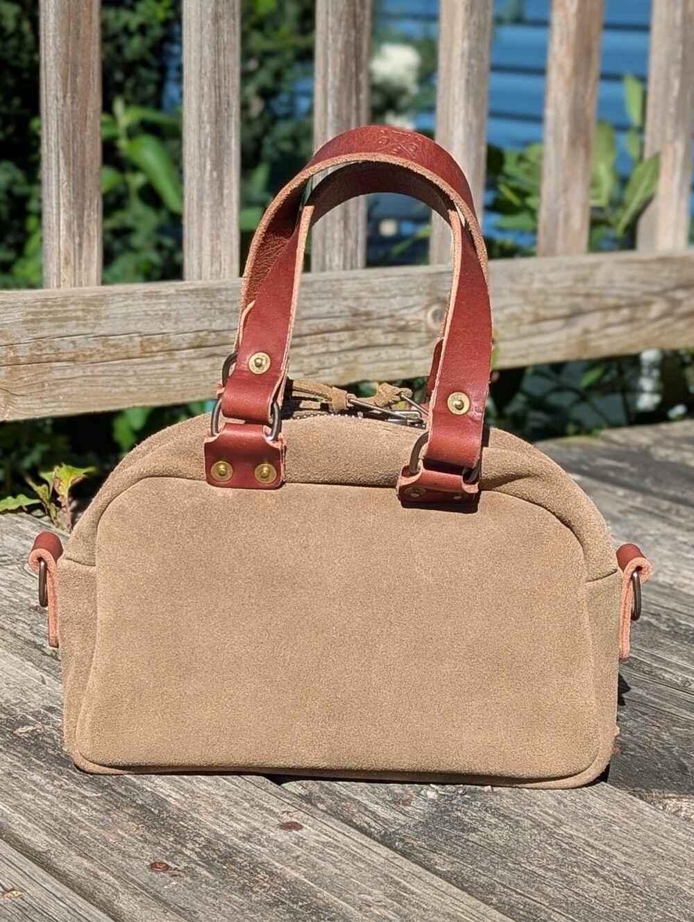 Go Forth Goods Pistachio Suede Mini Hoffman